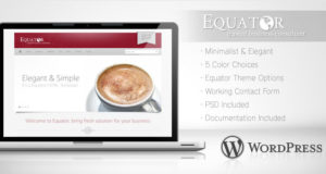 Äquator – Minimalist Business WordPress Vorlage 5