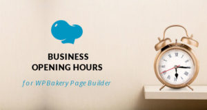 Öffnungszeiten für WPBakery Page Builder (Visual Composer)