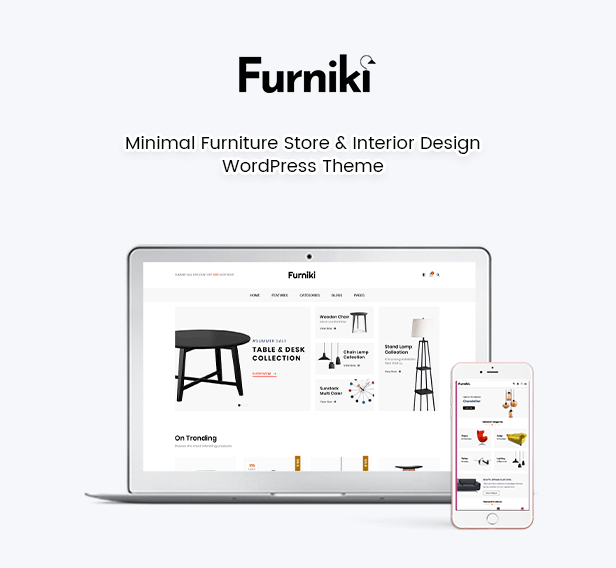 Furniki - Möbelgeschäft & Innenarchitektur WordPress Vorlage 