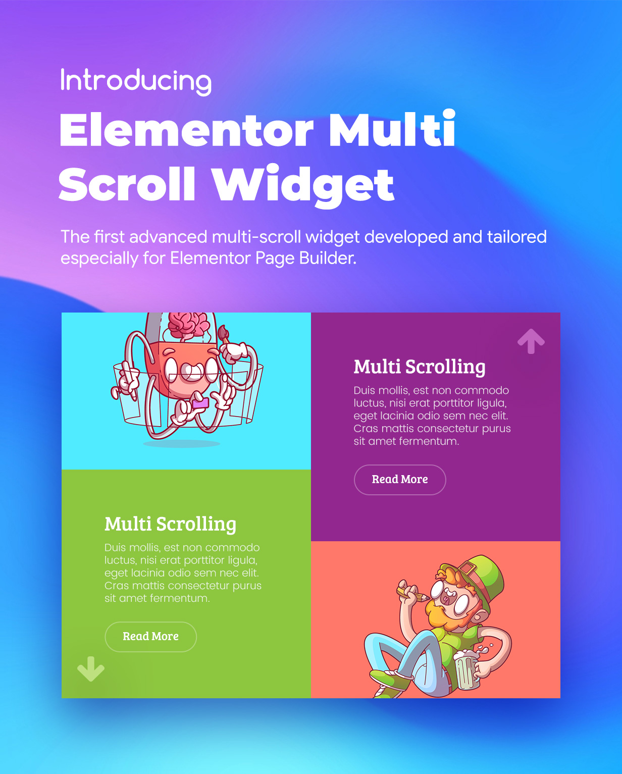 Premium Multi-Scroll & Vertical Scroll Widgets für Elementor - 1
