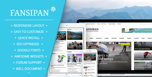 Fansipan Magazine & News Blog Layout - Blog / Zeitschrift WordPress