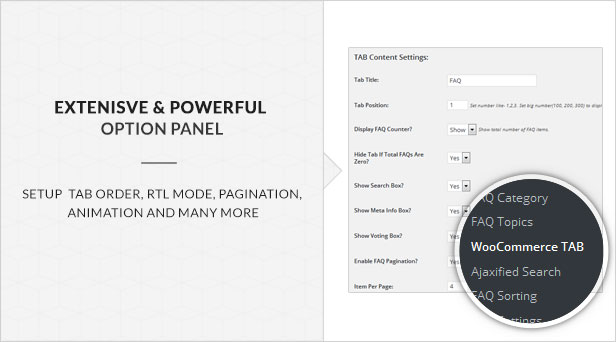 Registerkarte "FAQ" für WooCommerce - Erweitertes FAQ-Addon - 22