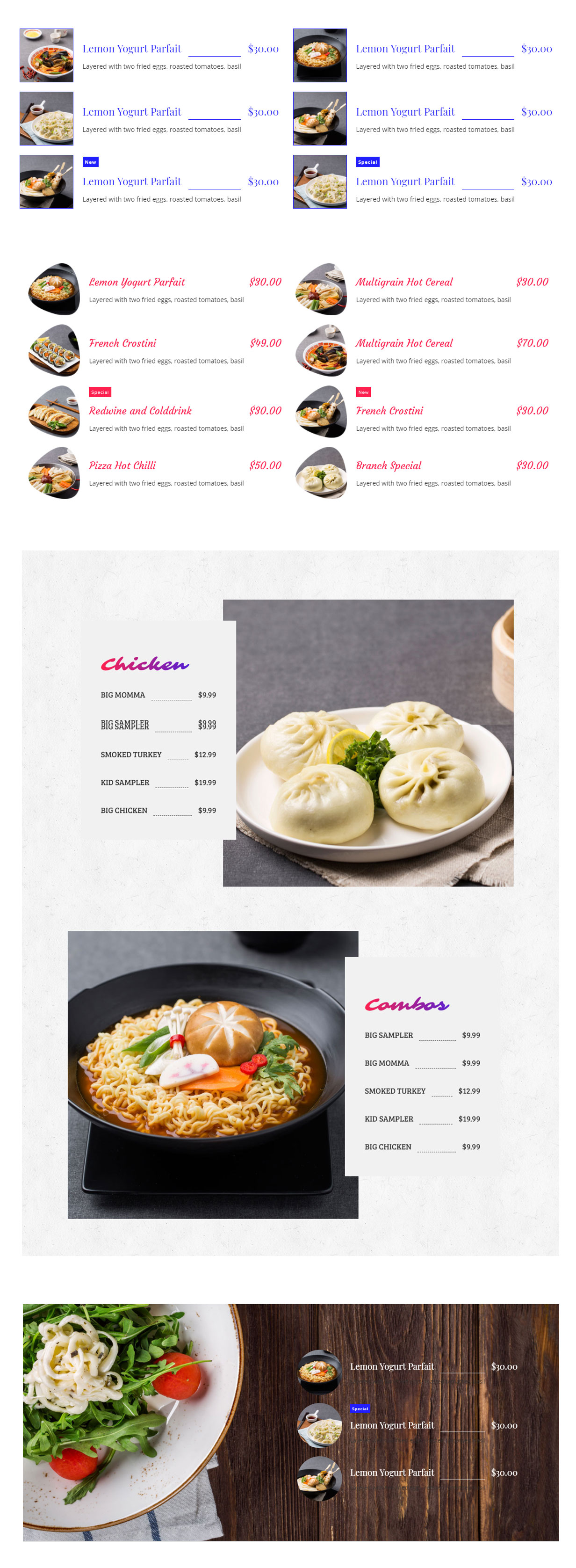 Ultimate Food Menu Addon für WPBakery Page Builder (ehemals Visual Composer) - 5