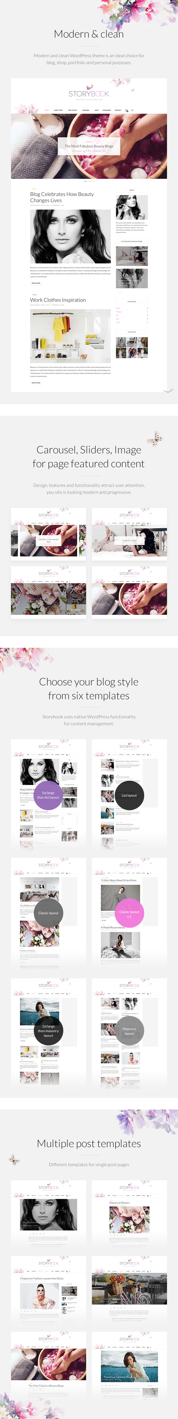 Storybook - modernes WordPress-Layout