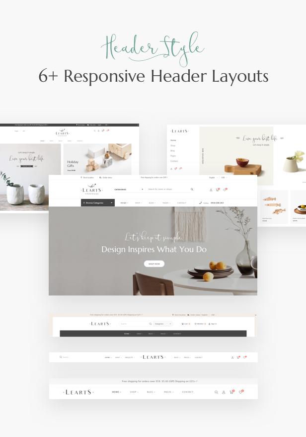 LeArts - WooCommerce Handmade Shop WordPress Vorlage - 9