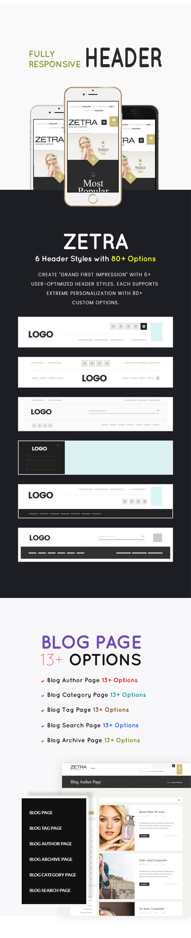Zetra - Ein WordPress-Template für E-Commerce-Websites - 6