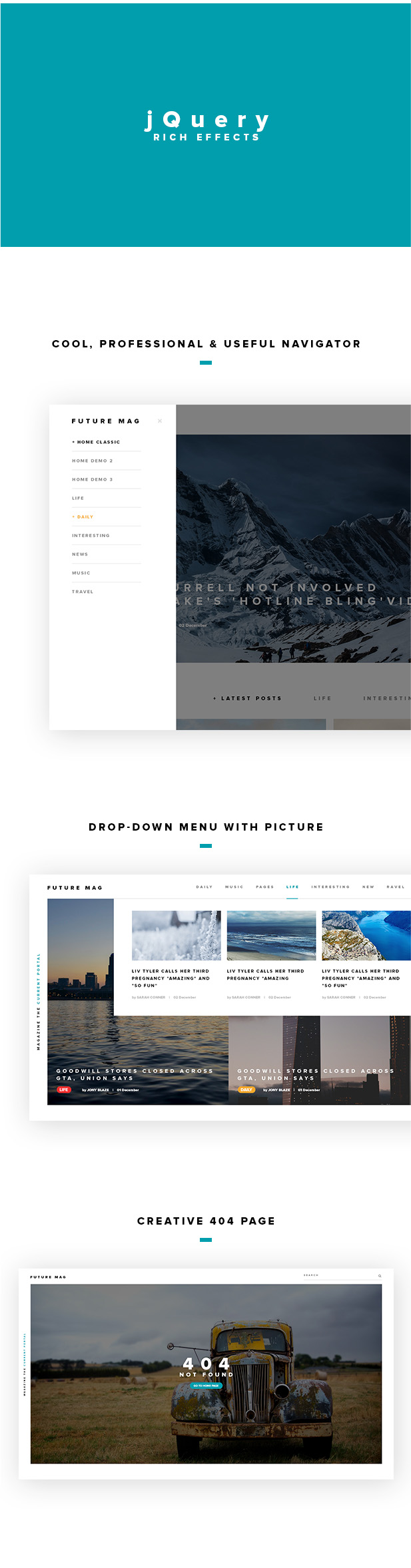 Future Magazine WordPress Template - 3