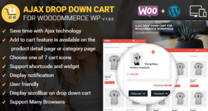 Ajax Drop Down Cart für WooCommerce WordPress