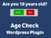 Altersüberprüfung - WordPress Plugin