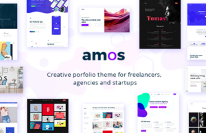Amos – Kreatives WordPress-Vorlage für Agenturen und Freiberufler