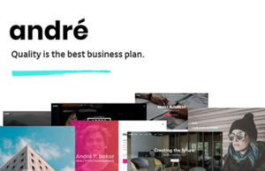 André – Ein zeitgemäßes WordPress-Vorlage für Inhaber von Kleinunternehmen und Kreative
