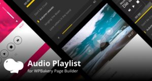 Audio-Playlist-Addons für WPBakery Page Builder (Visual Composer)