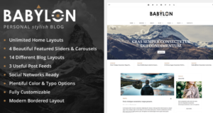 Babylon – Persönlicher stilvoller WP-Blog