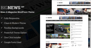 Big News – Zeitungs-WordPress-Template (Nachrichten, Magazin, Blog)