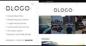 Blogo – Responsive Blog WordPress-Layout