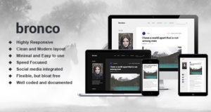 Bronco – Elegantes Blogging-Vorlage für WordPress