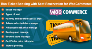 Busticketbuchung mit Sitzplatzreservierung für WooCommerce