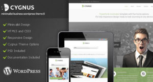 Cygnus – Minimalistisches Business WordPress Layout 8
