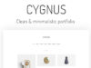 Cygnus - sauberes und minimalistisches Portfolio-Thema