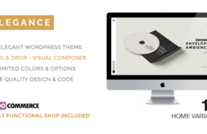 ELEGANCE – Ein kreatives WordPress-Template mit Shop