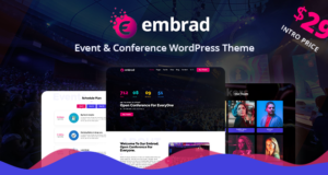 Embrad – WordPress Layout für Veranstaltungen und Konferenzen