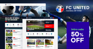 FC United | Fußball, Fußball WordPress-Sportthema