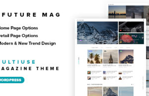 Future Magazine WordPress Template