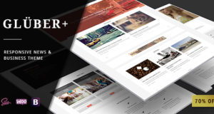 Gluber – Multi Purpose Personal & News Layout