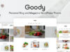 Goody - persönliches Blog und Food Blog WordPress Vorlage
