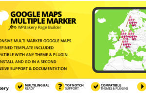 Google Maps mit mehreren Markierungen Addon für WPBakery Page Builder (ehemals Visual Composer)