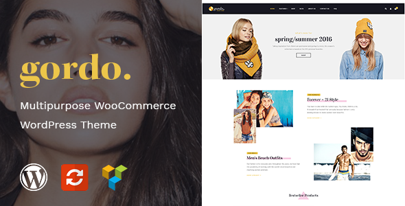 Wordpress Shop Template Gordo - Fashion Responsive WooCommerce WordPress Theme