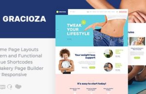 Gracioza | Weight Loss Company und gesundes Blog WordPress Vorlage