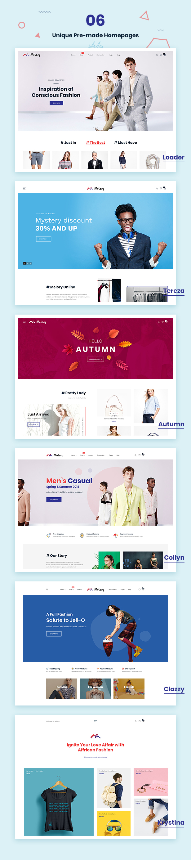 Melory - Moderne Mode WooCommerce Template - 4