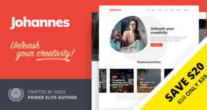Johannes – Multi-Konzept persönliches Blog & Magazin WordPress-Layout