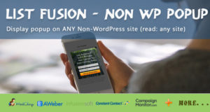 List Fusion Non WP PopUp