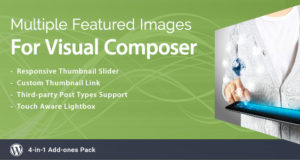 Mehrere vorgestellte Bilder für Visual Composer
