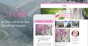Mollie – Schönes und ansprechendes WordPress Blog Layout