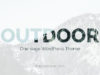 Outdoor – Eine Seite Responsive WordPress-Vorlage