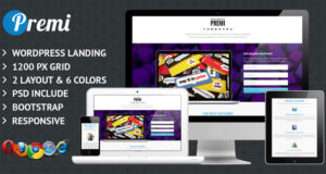 Premi – Premium Business WordPress-Zielseite