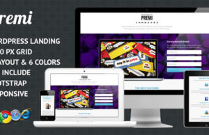 Premi – Premium Business WordPress-Zielseite
