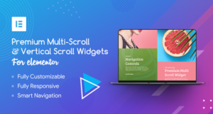 Premium Multi-Scroll & Vertical Scroll Widgets für Elementor