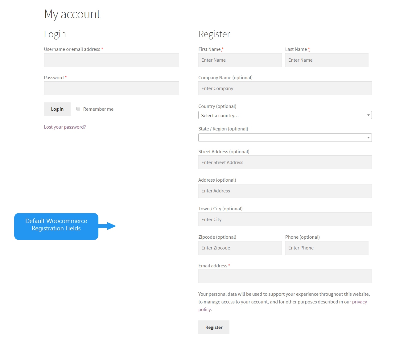 Woocommerce-Benutzerregistrierungs-Plugin