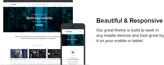 Vista - Responsives Mehrzweck-Wordpress-Layout - 2