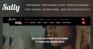 Sally – Responsives WordPress-News-Template