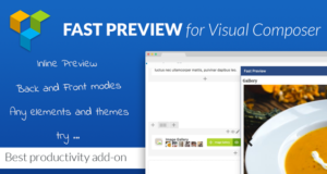 Schnelle Vorschau für Visual Composer – Bestes Produktivitäts-Add-On