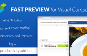 Schnelle Vorschau für Visual Composer – Bestes Produktivitäts-Add-On