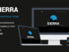 Sierra - Eine Seite Parallax Portfolio WordPress-Vorlage für Freelancer-, Kreativ- und Zeitschriften-Websites