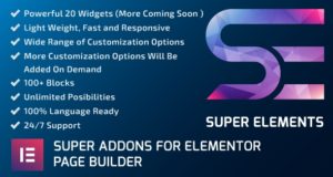 Super Elements – Addons für Elementor