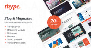 Thype | Multi-Concept Blog & Magazine WordPress Layout