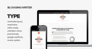Typ – Sauberes und minimalistisches Blogging-Thema